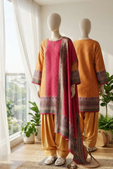 Bin Saeed Printed Linen Suits Unstitched 3 - Winter Collection