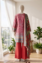 Bin Saeed Printed Linen Suits Unstitched 3 - Winter Collection