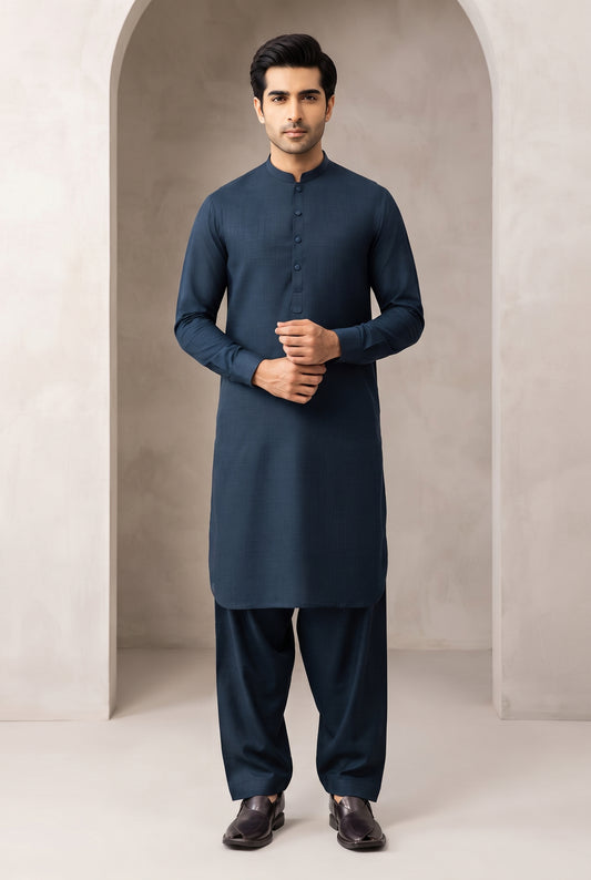 Bonanza Satrangi Unstitched 2 piece Coat Fabric - Winter Suit
