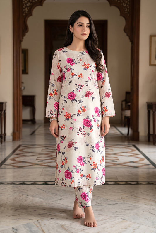 Cross Stitch 2 Piece Printed Summer Lawn Suit