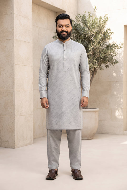 Accania by Nishatlinen 2 Piece Unstitched Wasah & Wear - Winter Suit