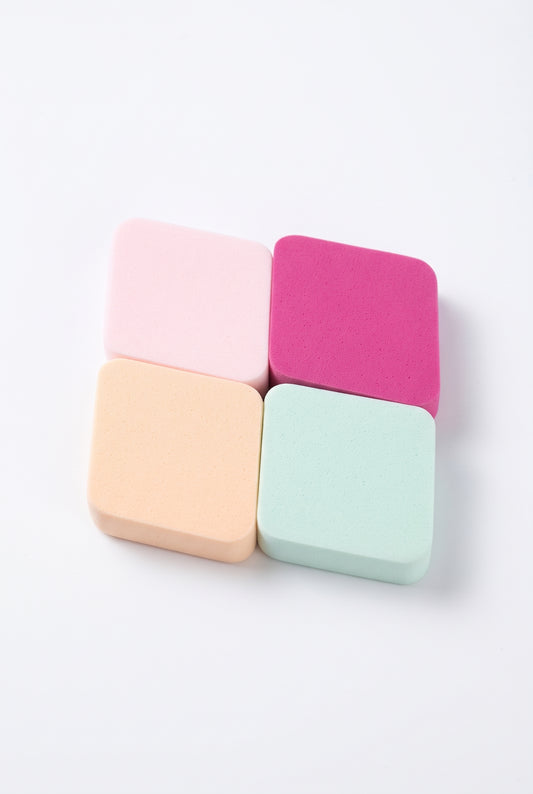 MCSHE Professional Soft Touch Square Makeup Sponge Puff Set-4
