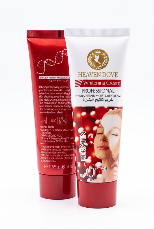 Heaven Dove Professional Whitening Cream – Keratin & Hydra Repair