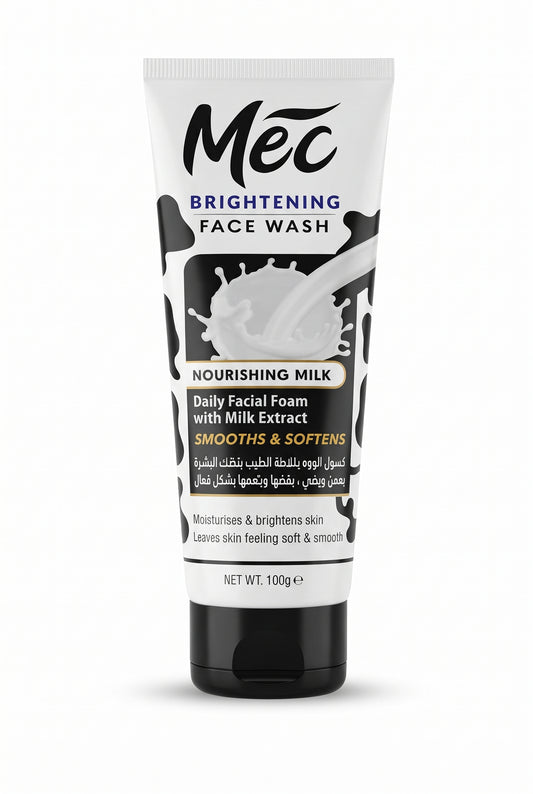 Mec Nourishing Milk Brightening Face Wash - 100g