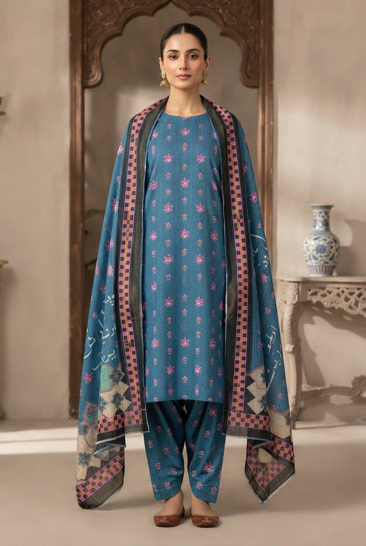 luxion 3 Piece Unstitched lawn suit