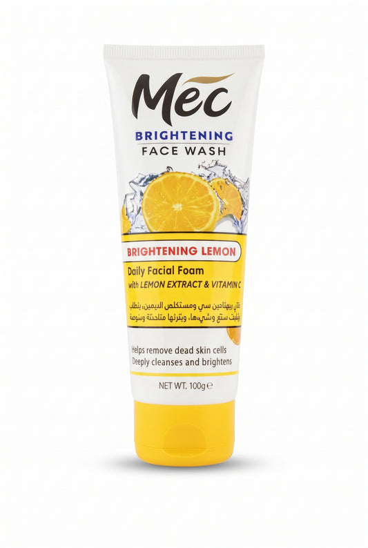 Mec Brightening Lemon Face Wash with Vitamin C - 100g