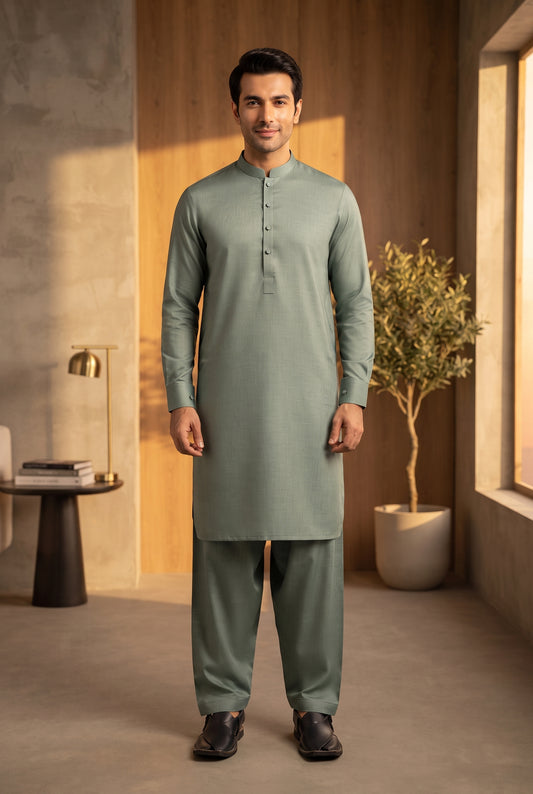 khaadi Unstitched 2 piece - Men's Winter Suit