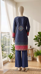 Bin Saeed Printed Linen Suits Unstitched 3 - Winter Collection