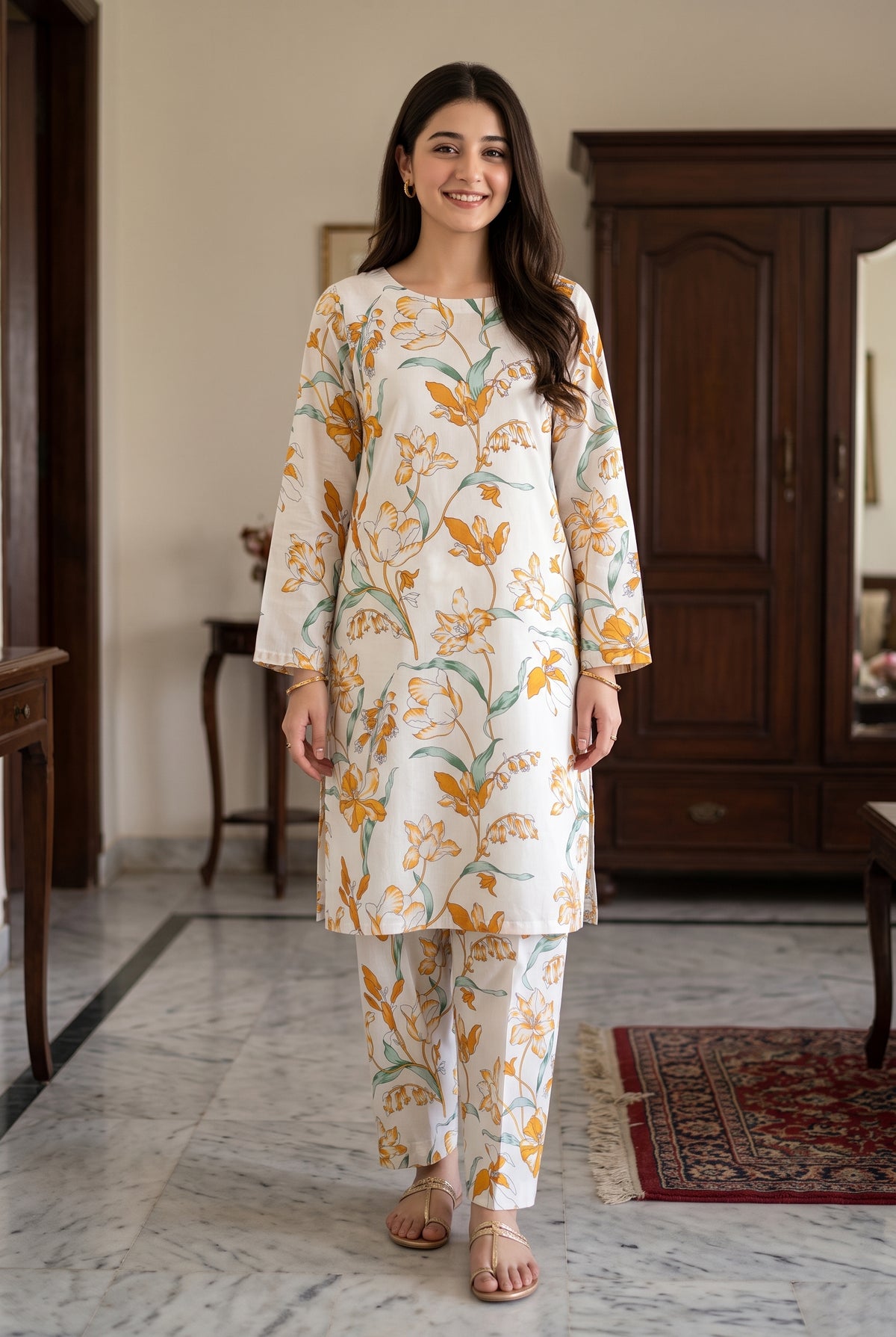Cross Stitch 2 Piece Printed Summer Lawn Suit