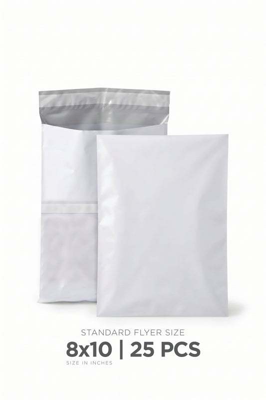 Pastel Grey Poly Mailing Bags ? Waterproof Courier Envelopes with Slip Pocket - PMB810