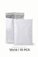 Pastel Grey Poly Mailing Bags ? Waterproof Courier Envelopes with Slip Pocket - PMB1014
