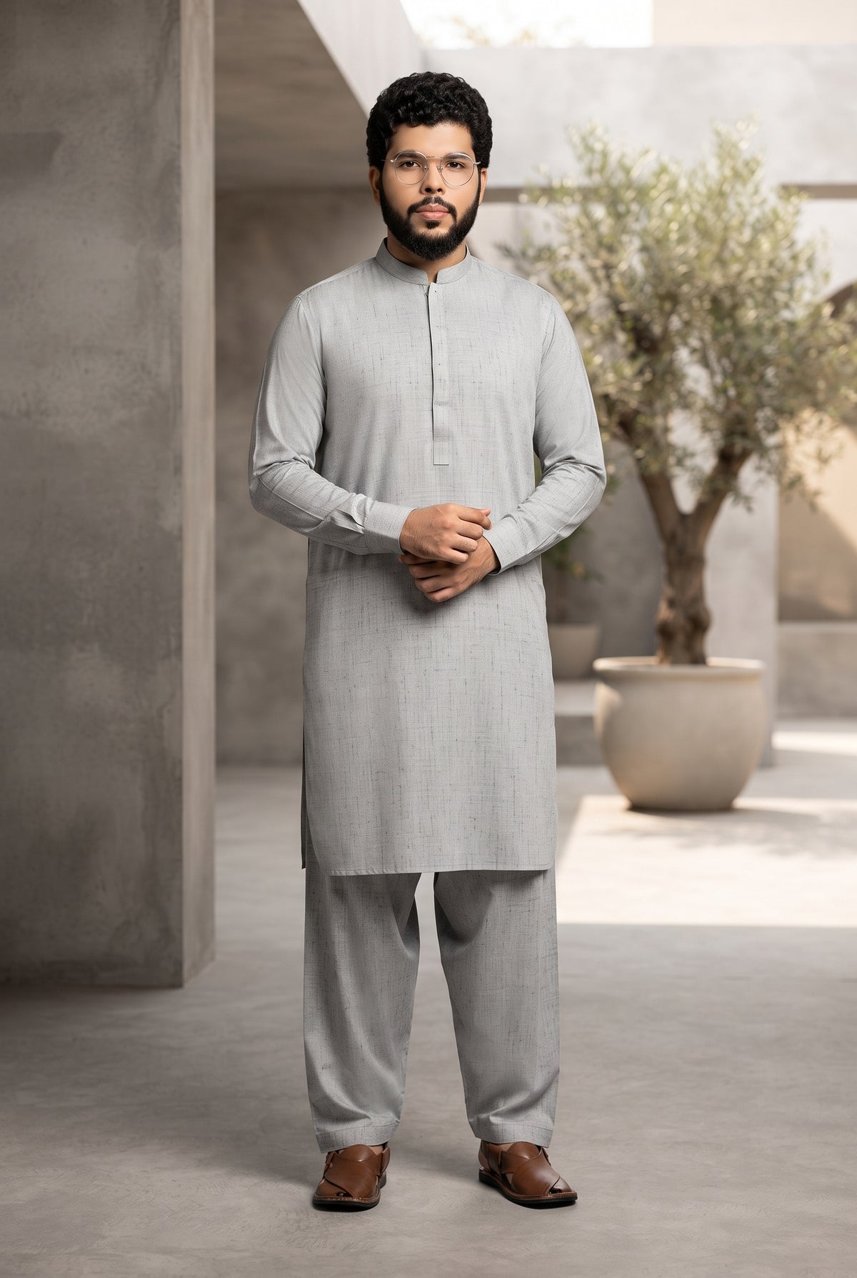 Accania by Nishatlinen 2 Piece Unstitched Wasah & Wear - Winter Suit