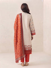 HZ Premium Supreme 3 piece unstitched khaddar suit - Winter