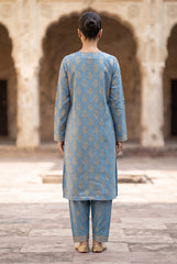 Khaadi 2 piece Unstitched Digital Printed Khaddar Suit - Winter