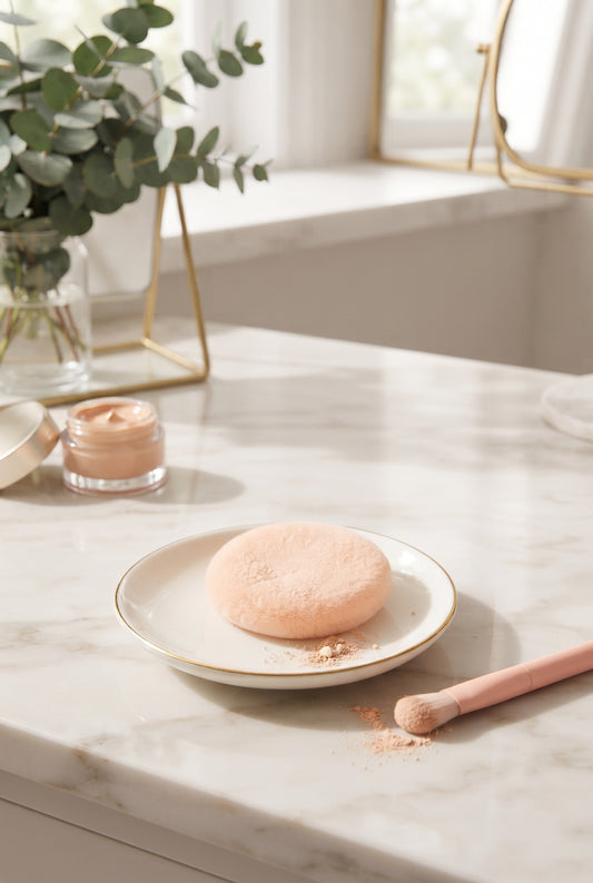 BN Beauty Professional Soft Touch Velour Powder Puff