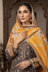 Khaadi Unstitched 3 Piece Printed Plan Lawn Suit