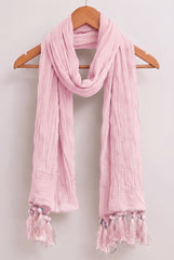 Chiffon Fancy Crush Dupatta - Crinkled Texture