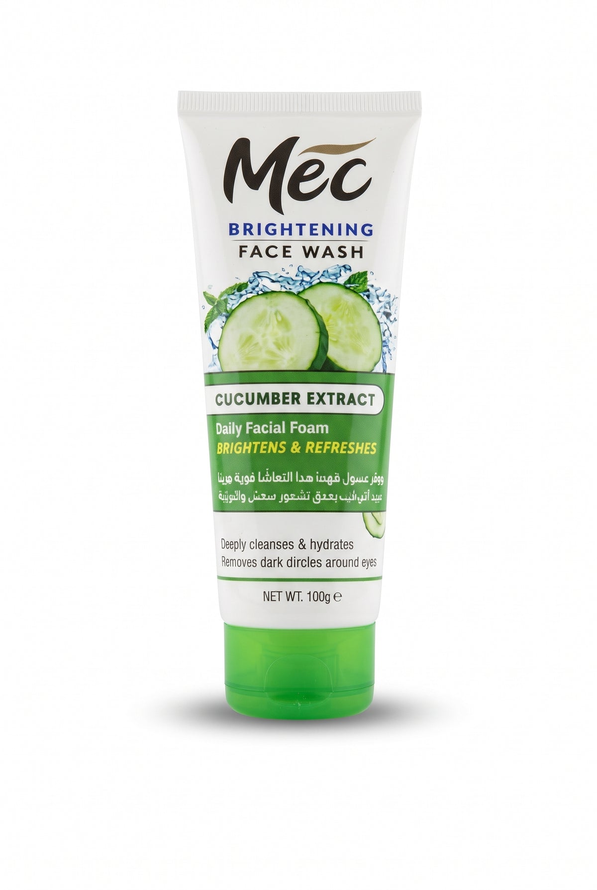 Mec Cucumber Extract Brightening Face Wash - 100g