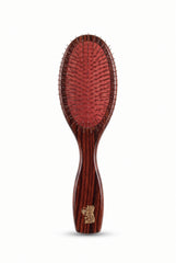 Wooden Paddle Hairbrush with Flexible Cushion & Anti-Static Pins - WL-292