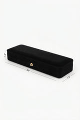 Velvet Necklace Box - Black Jewellery Box