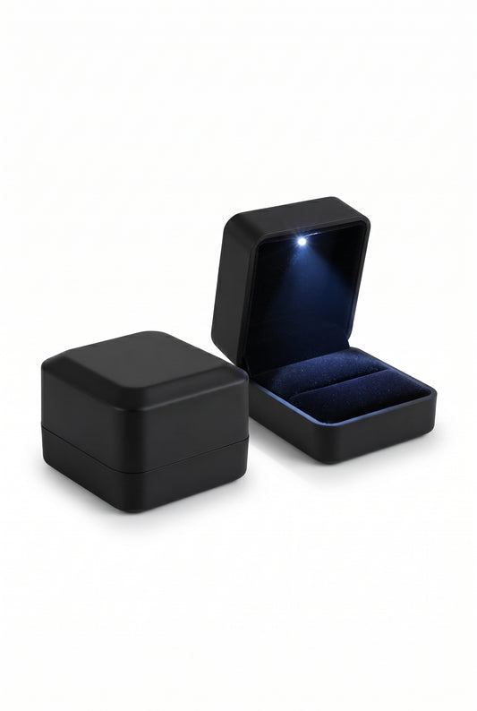 Premium Automatic Light Ring Box - Black