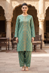 Khaadi 2 piece Unstitched Digital Printed Khaddar Suit - Winter