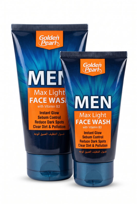 Golden Pearl Face Wash Men Max Light