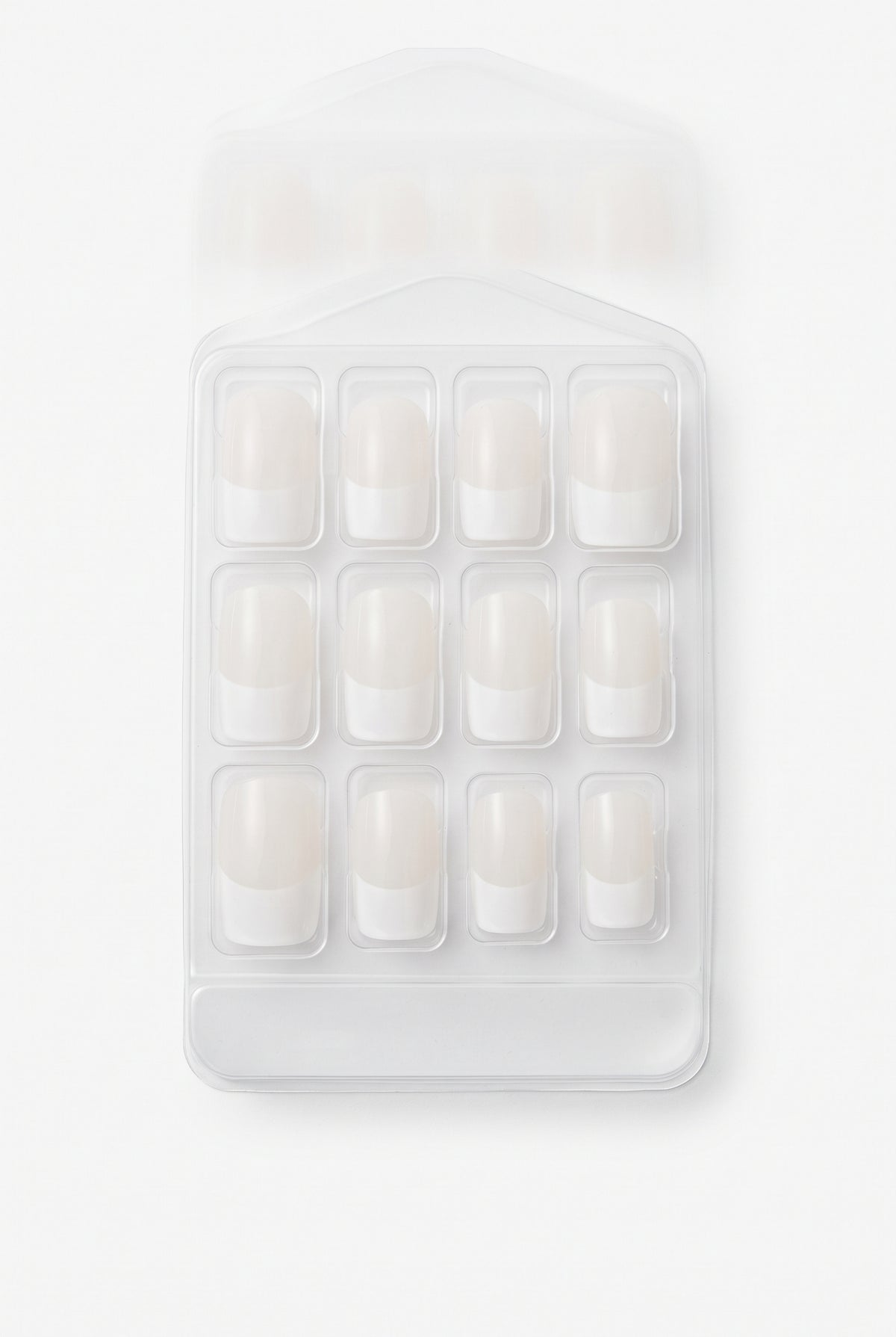 Fingernails Kit for Instant Press-On False Nails Classic French Tip Artificial