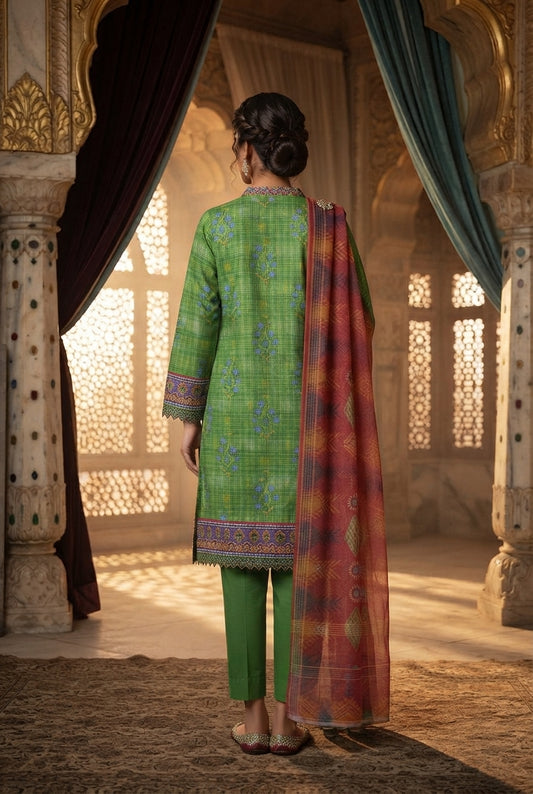 Orange Outfits Glorious Exclusive Printed Lawn