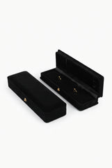 Velvet Necklace Box - Black Jewellery Box