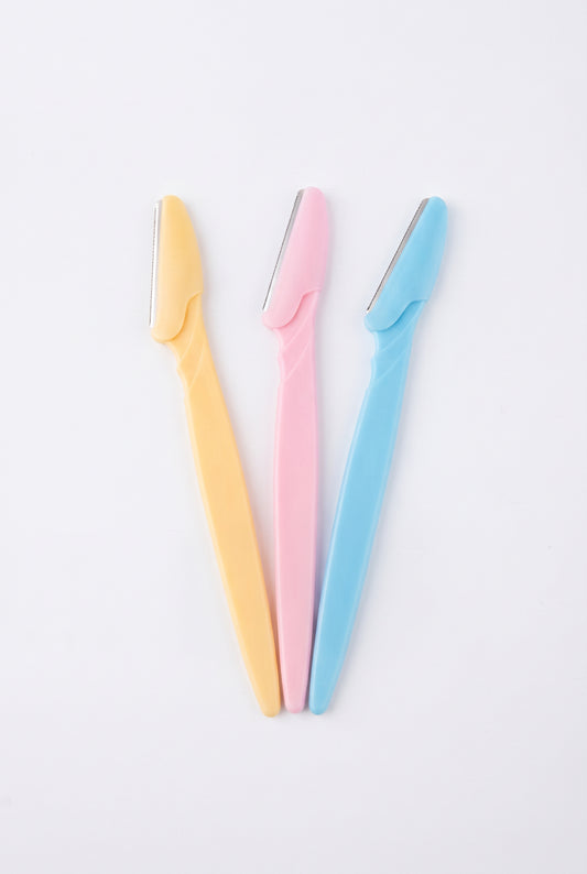 Beauty Nakeed Precision Eyebrow & Face Razor 3-Piece Set B-53