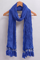 Chiffon Fancy Crush Dupatta - Crinkled Texture