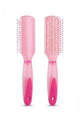 Professional Paddle Hairbrush Metallic Pink - G-001B