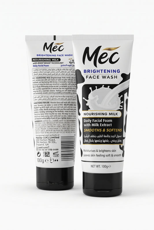 Mec Nourishing Milk Brightening Face Wash - 100g
