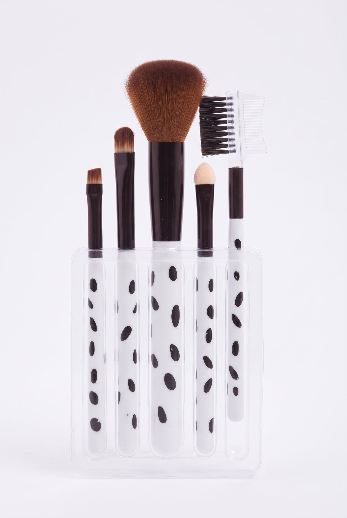 EBM Cute Polka Dot 5-Piece Professional Makeup Brush Set