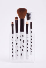EBM Cute Polka Dot 5-Piece Professional Makeup Brush Set