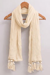 Chiffon Fancy Crush Dupatta - Crinkled Texture