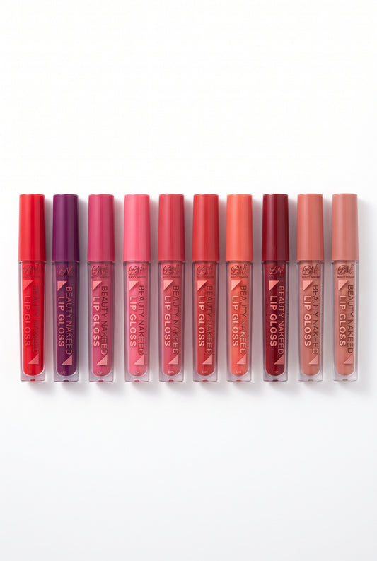 Beauty Naked Liquid Lip Gloss - Long-Lasting Shine