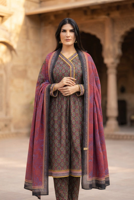 Malaika by WN Fashion 3 Piece Summer Lawn Suit