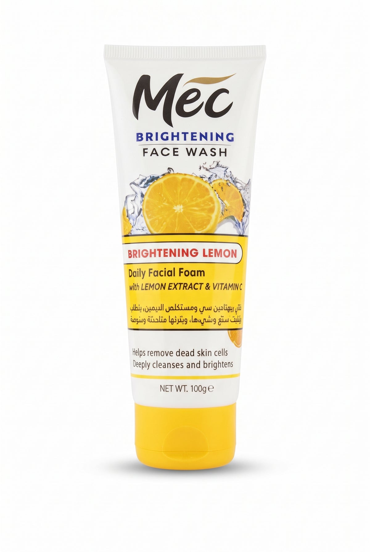 Mec Brightening Lemon Face Wash with Vitamin C - 100g