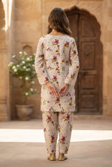 Gul Ahmed Unstitched 2 Piece Printed Summer Lawn Suit-D02