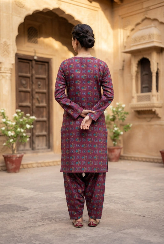 Gul Ahmed 2 Piece Printed Summer Lawn Suit