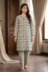 Gul Ahmed 2 Piece Printed Summer Lawn Suit