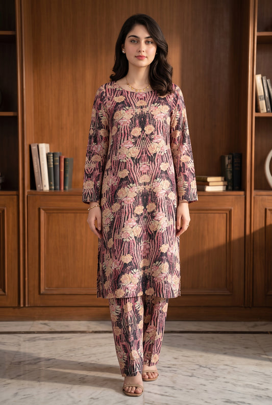 Khaadi 2 Piece Printed Summer Lawn Suit