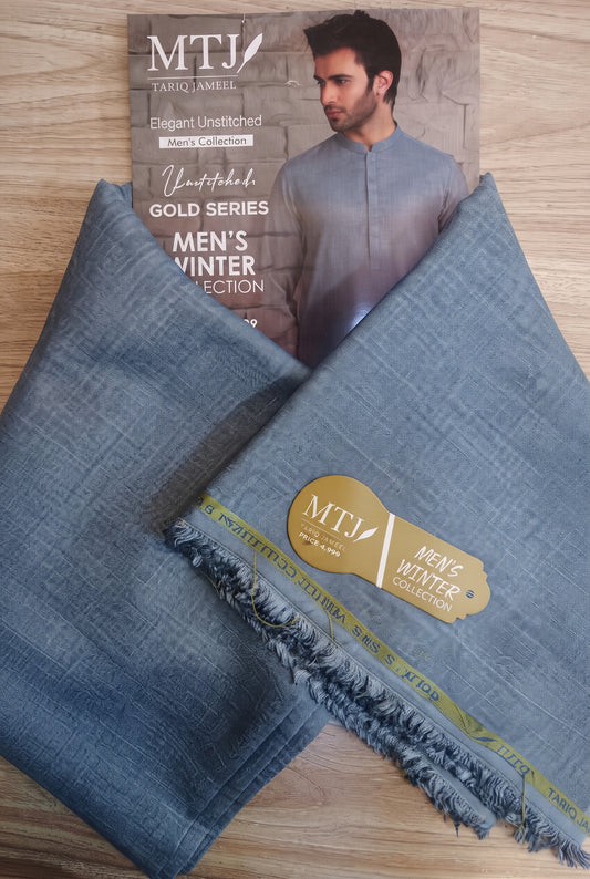 MTJ Elegant Unstitched Gold Series - Men's Winter Suit