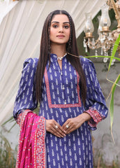 Regalia Textiles Printed Linen Suits Unstitched 3 Piece RGT22EL D-06 - Winter Collection