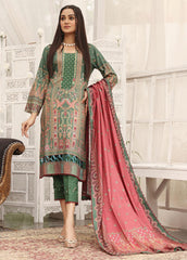 Regalia Textiles Printed Linen Suits Unstitched 3 Piece RGT22EL D-01 - Winter Collection